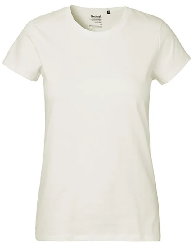 Neutral - Classic Dames T-Shirt - Nature - 100% Biologisch Katoen sold by Pure Kleding