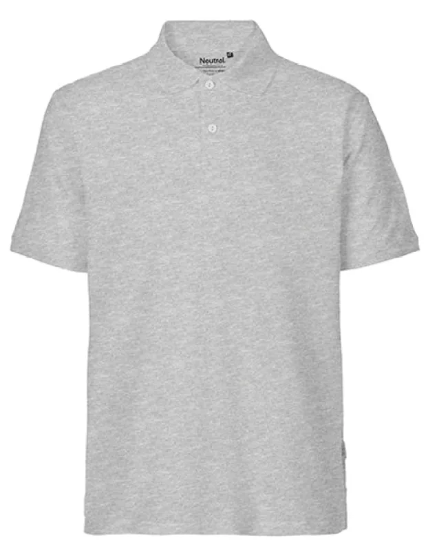 Neutral - Classic Polo - Sport Grey - 100% Biologisch Katoen sold by Pure Kleding