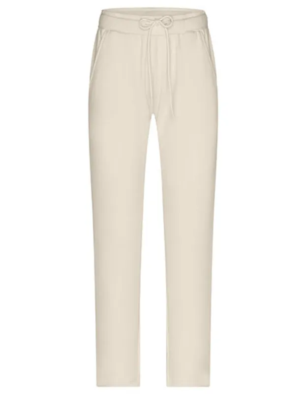 James & Nicholson - Lounge Broek Dames – Vanilla – Organic made by Pure Kleding