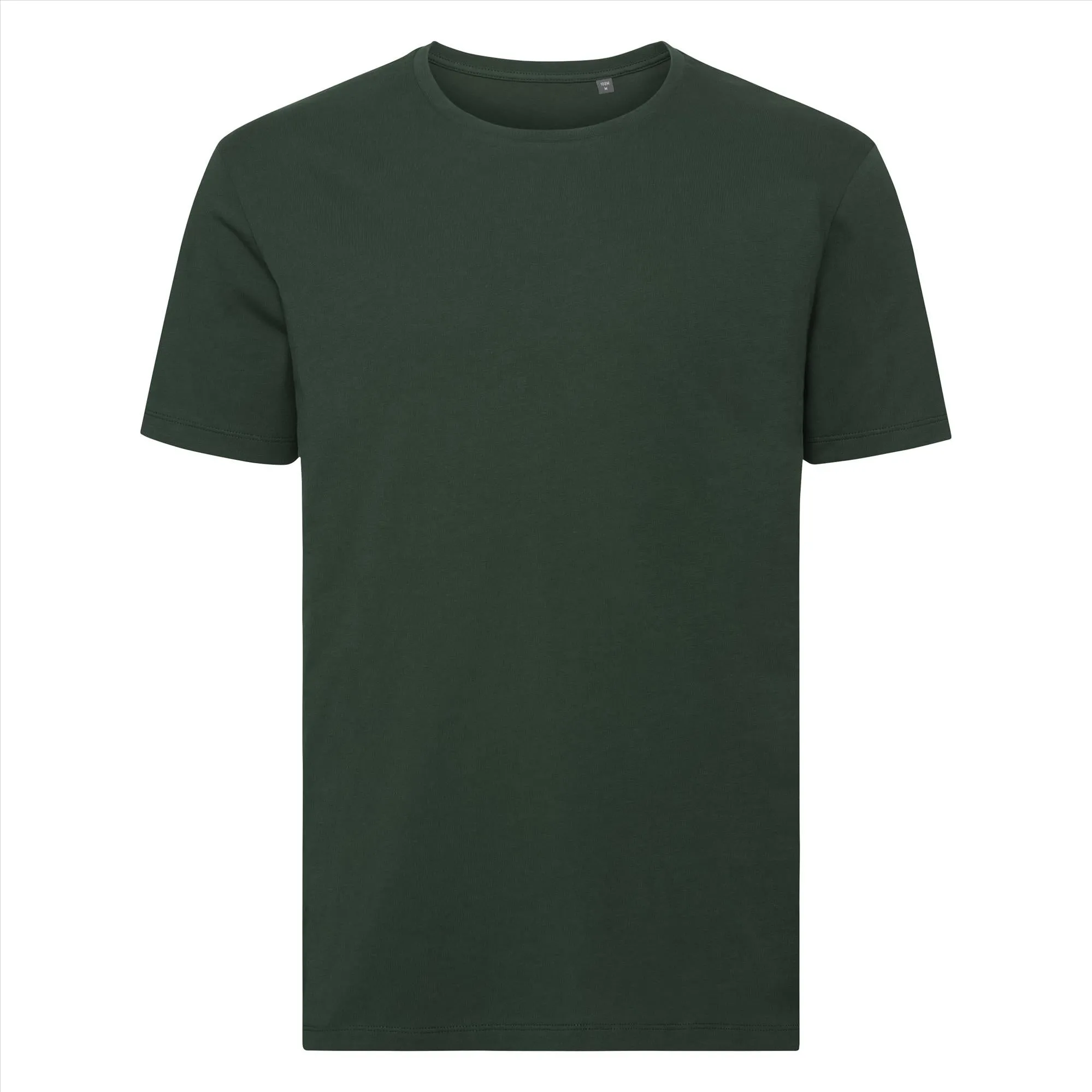Russell - Pure Organic T-Shirt - Donkergroen - 100% Biologisch Katoen sold by Pure Kleding