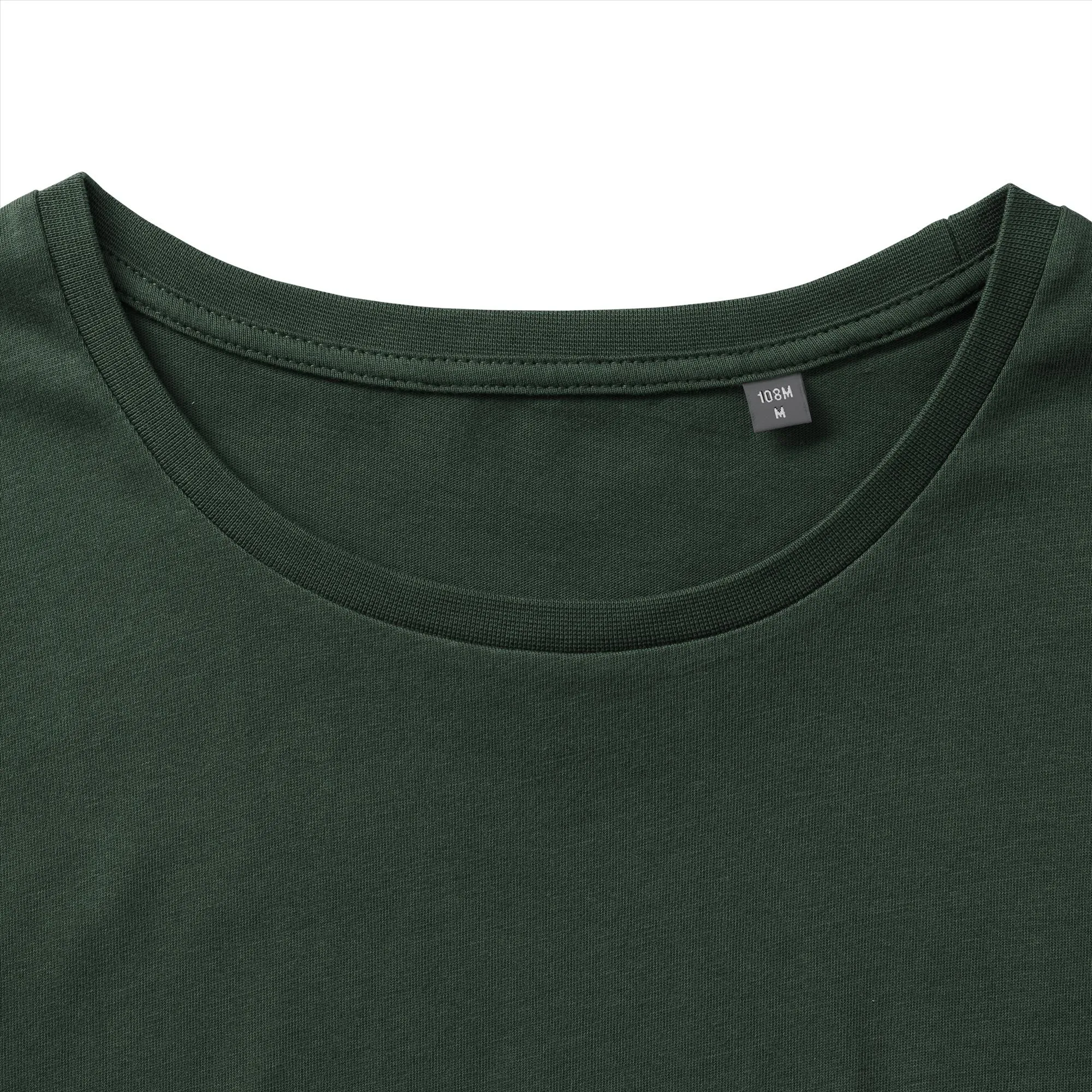 Russell - Pure Organic T-Shirt - Donkergroen - 100% Biologisch Katoen sold by Pure Kleding product image thumbnail 4