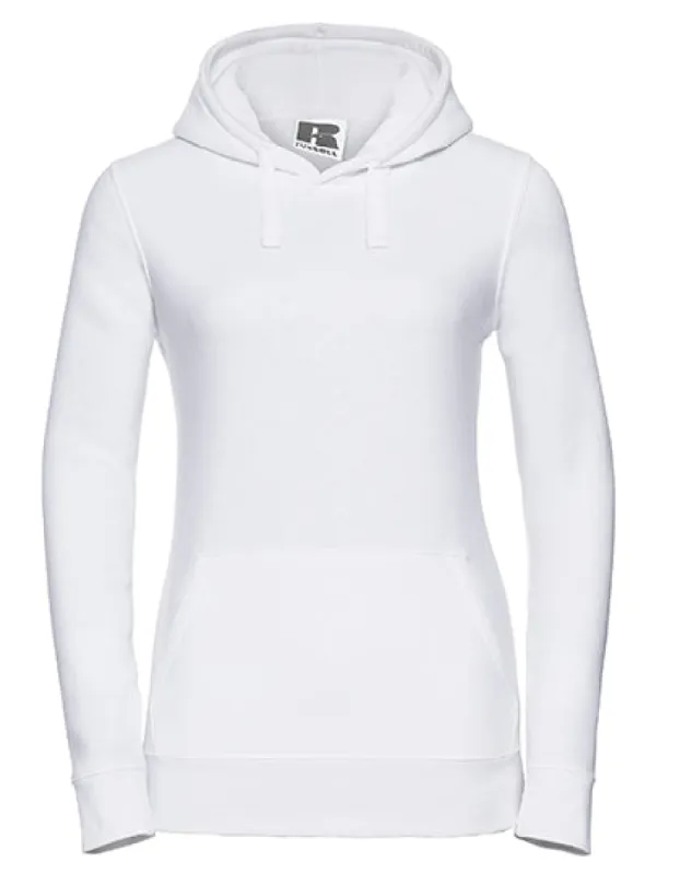 Russell - Authentic Hoodie Dames - White sold by Pure Kleding