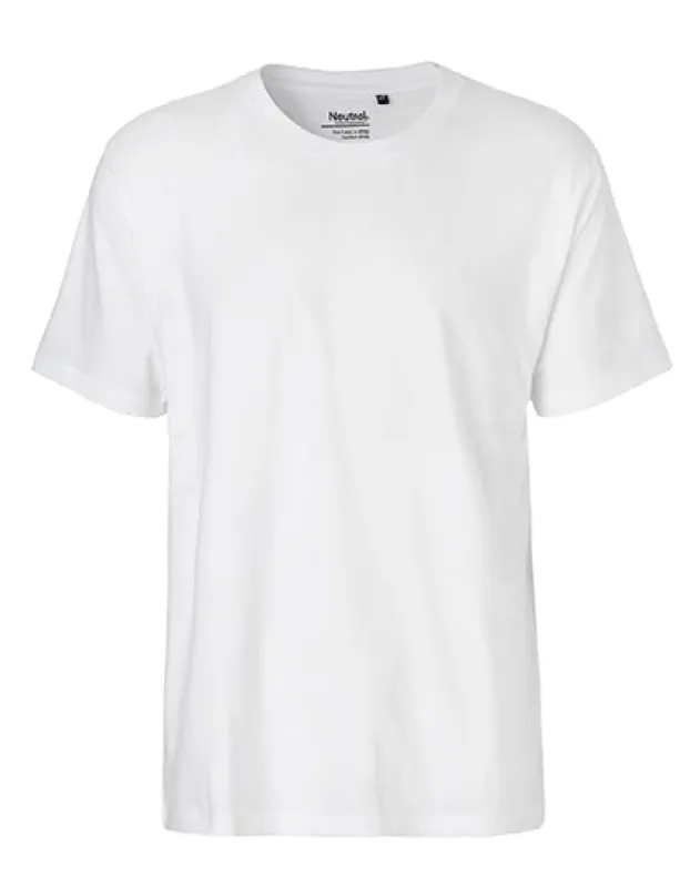 Neutral - Classic  T-Shirt - White - 100% Biologisch Katoen sold by Pure Kleding