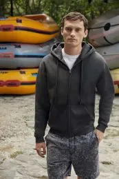 Neutral - Hoodie met Rits - Donkergrijs - 100% Biologisch Katoen sold by Pure Kleding product image thumbnail 2