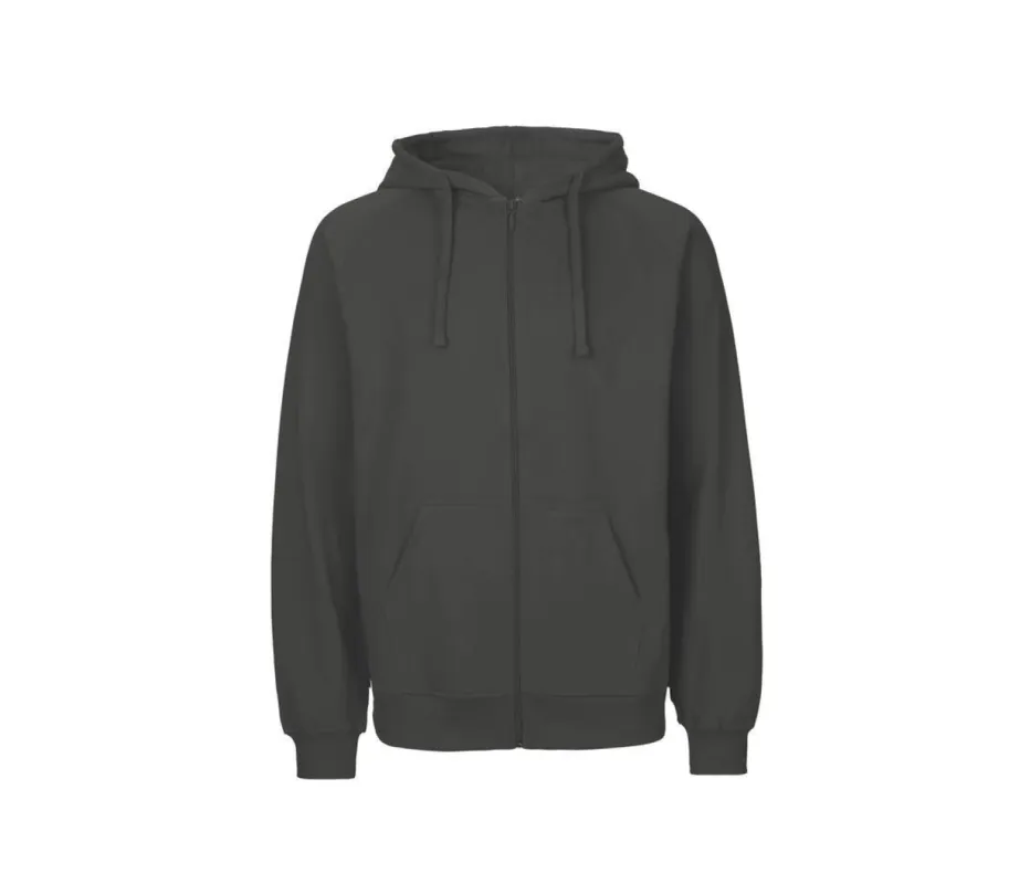 Neutral - Hoodie met Rits - Donkergrijs - 100% Biologisch Katoen sold by Pure Kleding