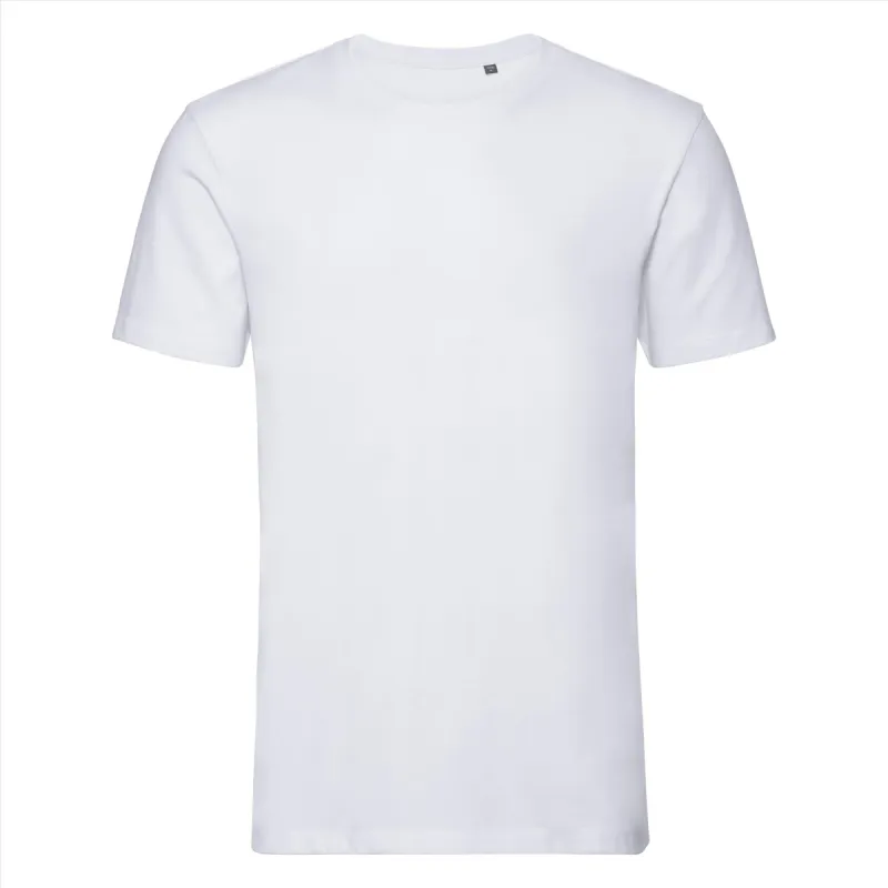 Russell - Pure Organic T-Shirt - Wit - 100% Biologisch Katoen sold by Pure Kleding