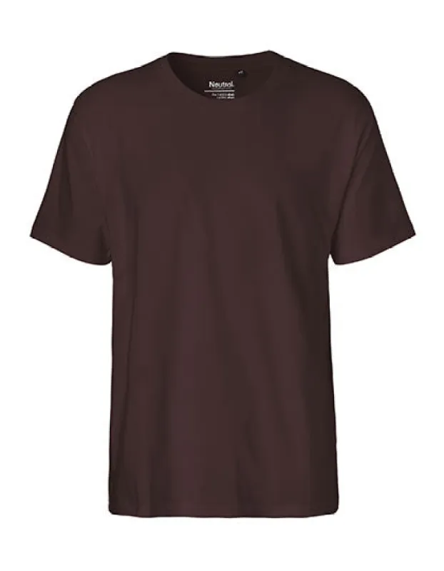 Neutral - Classic  T-Shirt - Brown - 100% Biologisch Katoen sold by Pure Kleding