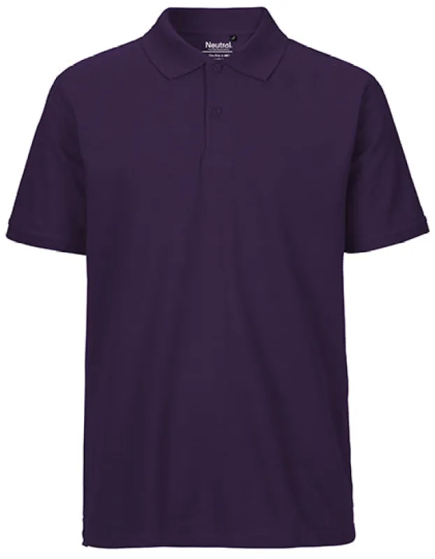 Neutral - Classic Polo - Purple - 100% Biologisch Katoen sold by Pure Kleding