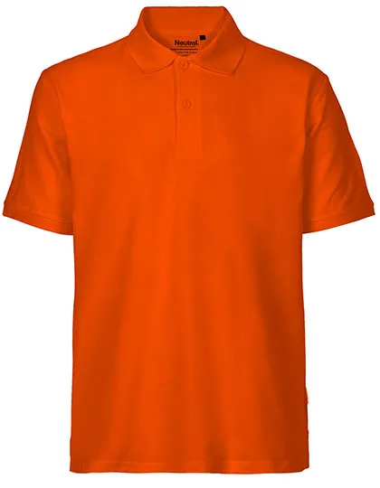 Neutral - Classic Polo - Orange - 100% Biologisch Katoen sold by Pure Kleding