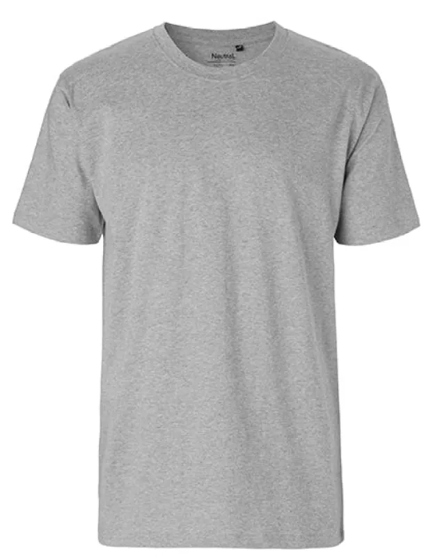 Neutral - Classic  T-Shirt - Sport Grey - 100% Biologisch Katoen sold by Pure Kleding