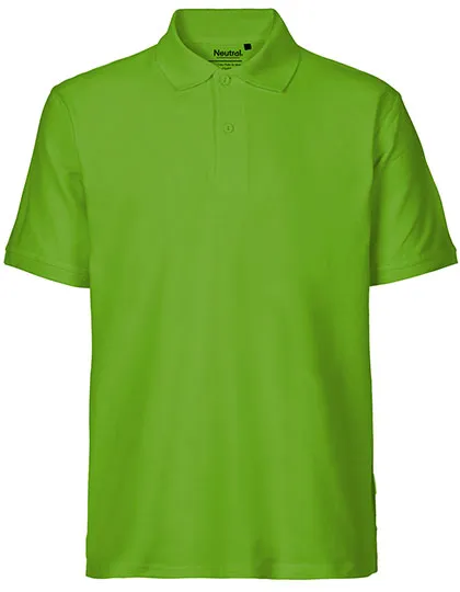 Neutral - Classic Polo - Lime - 100% Biologisch Katoen sold by Pure Kleding