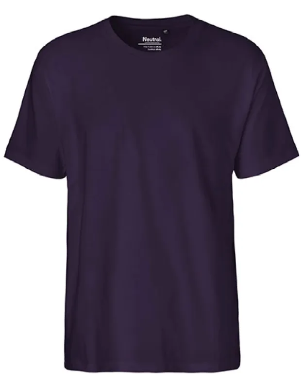 Neutral - Classic  T-Shirt - Purple - 100% Biologisch Katoen sold by Pure Kleding