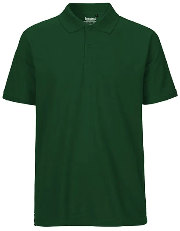 Neutral - Classic Polo - Bottle Green - 100% Biologisch Katoen sold by Pure Kleding