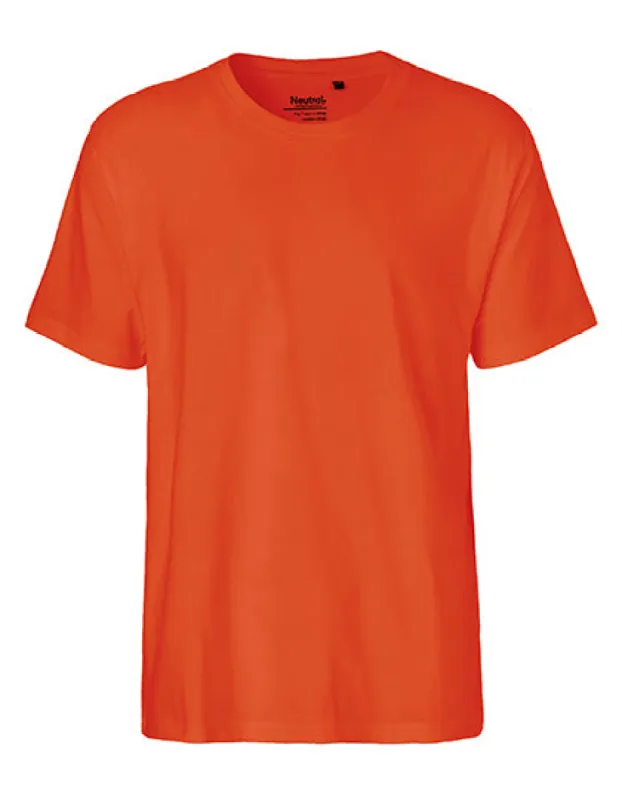 Neutral - Classic  T-Shirt - Orange - 100% Biologisch Katoen sold by Pure Kleding