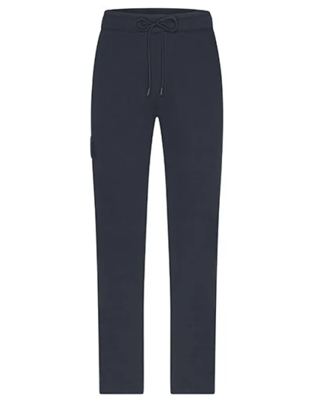 James & Nicholson - Lounge Broek  – Navy – Organic sold by Pure Kleding