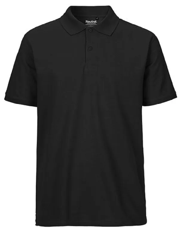 Neutral - Classic Polo - Black - 100% Biologisch Katoen sold by Pure Kleding