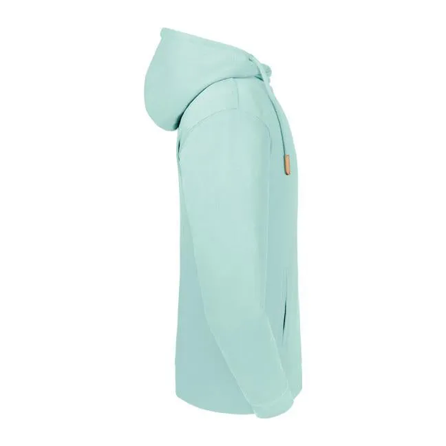 Russell - Organic Hoge Hals Hoodie - Aqua - 100% Biologisch Katoen sold by Pure Kleding product image thumbnail 3