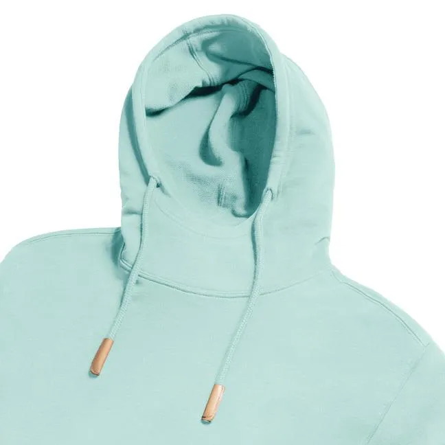 Russell - Organic Hoge Hals Hoodie - Aqua - 100% Biologisch Katoen sold by Pure Kleding product image thumbnail 4