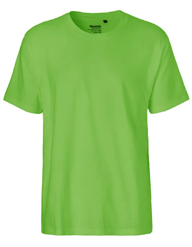Neutral - Classic  T-Shirt - Lime - 100% Biologisch Katoen sold by Pure Kleding