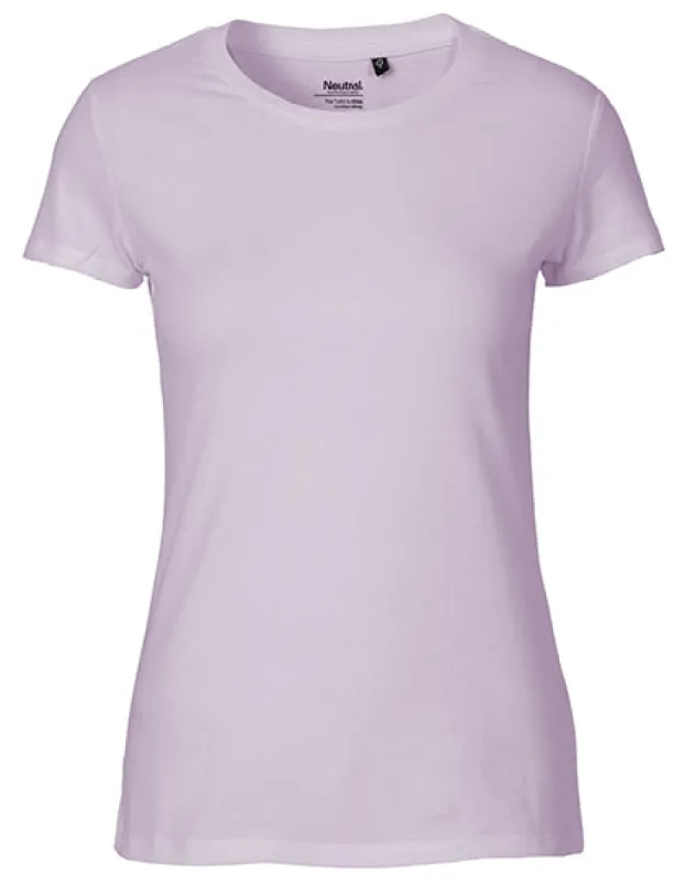 Neutral - Fit Dames T-shirt - Dusty Purple - 100% Biologisch Katoen sold by Pure Kleding