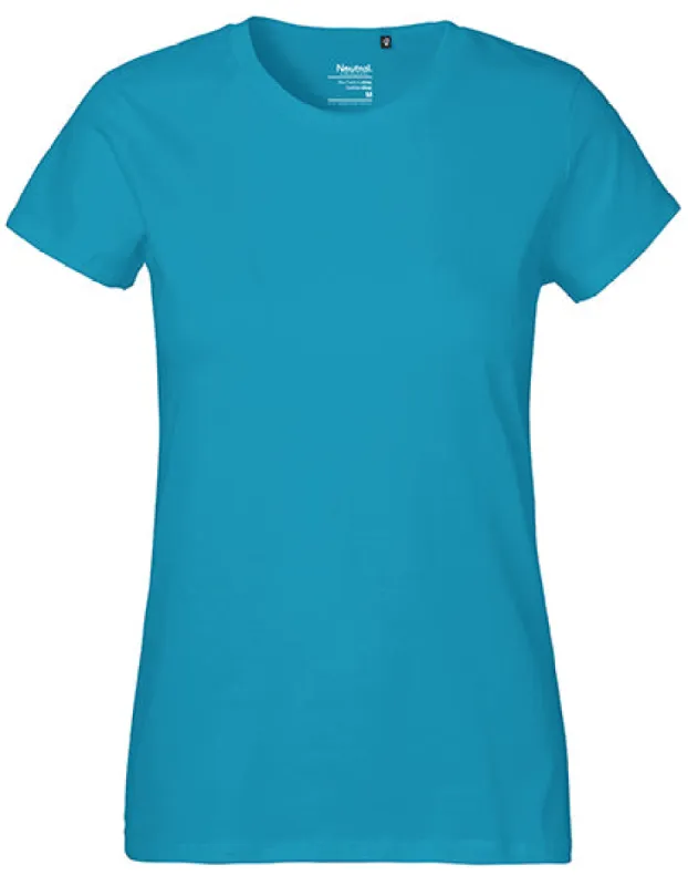 Neutral - Classic Dames T-Shirt - Sapphire - 100% Biologisch Katoen sold by Pure Kleding