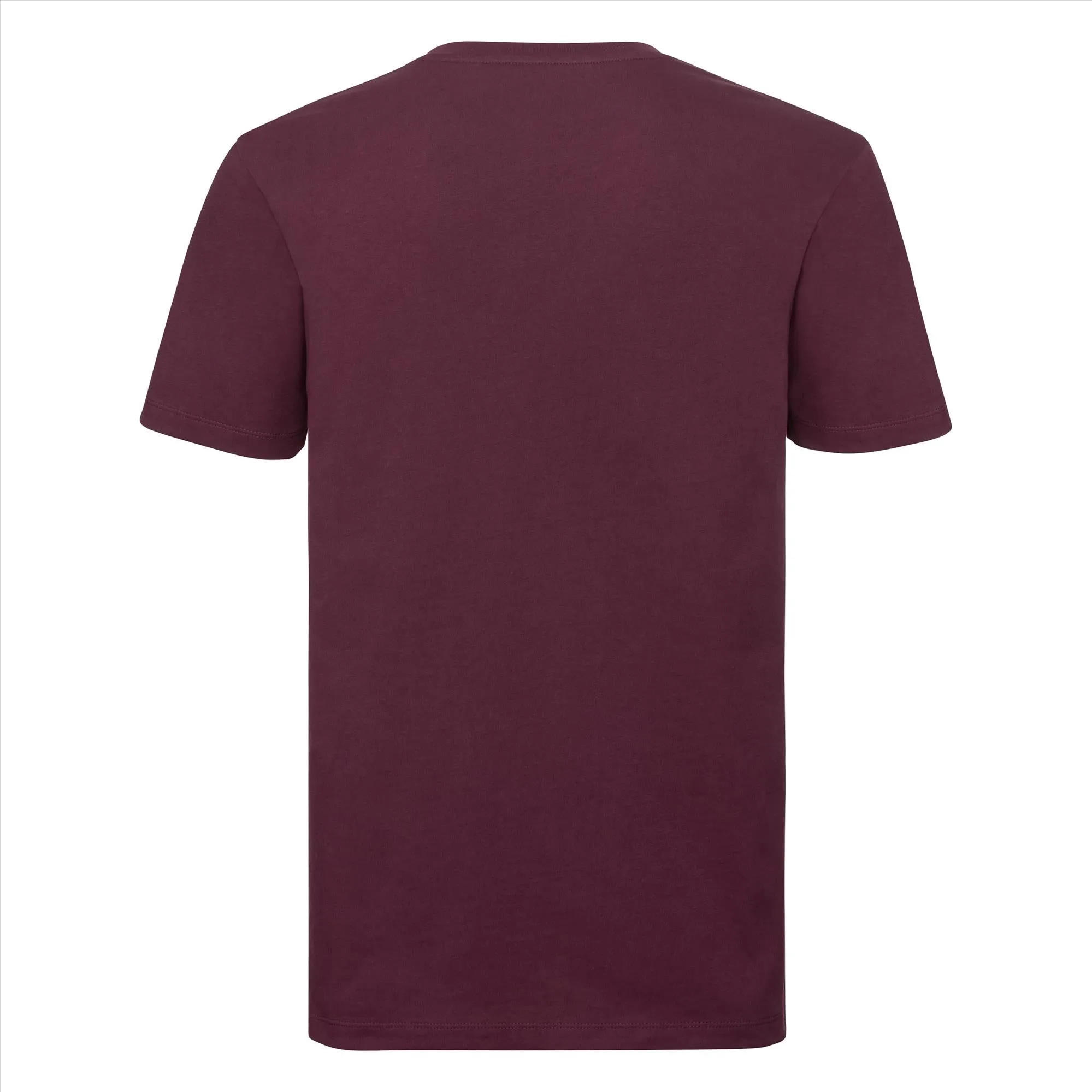 Russell - Pure Organic T-Shirt - Bordeauxrood - 100% Biologisch Katoen sold by Pure Kleding product image thumbnail 2