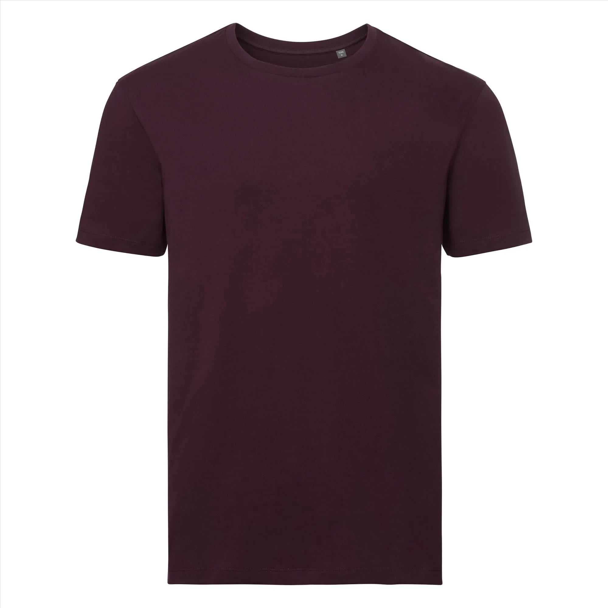 Russell - Pure Organic T-Shirt - Bordeauxrood - 100% Biologisch Katoen sold by Pure Kleding