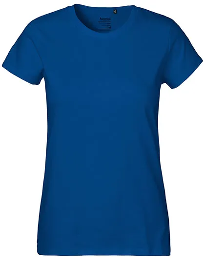 Neutral - Classic Dames T-Shirt - Royal - 100% Biologisch Katoen sold by Pure Kleding