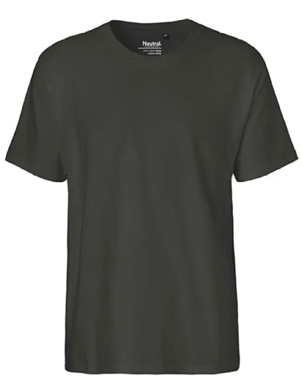 Neutral - Classic  T-Shirt - Charcoal - 100% Biologisch Katoen sold by Pure Kleding