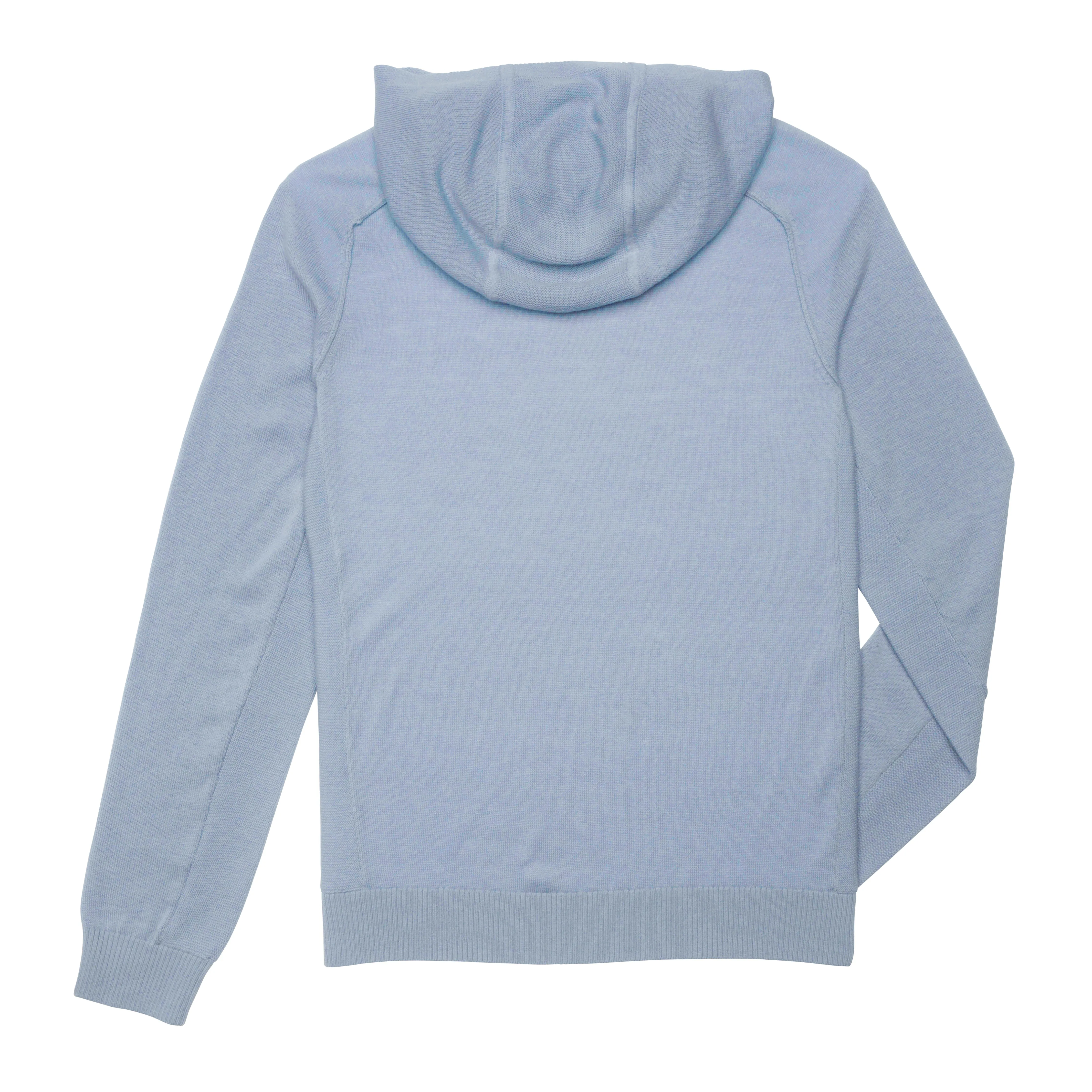 RADMerino Cashmere Blend Unisex Hoodie Sweater - Frost Blue sold by RADMOR product image thumbnail 4