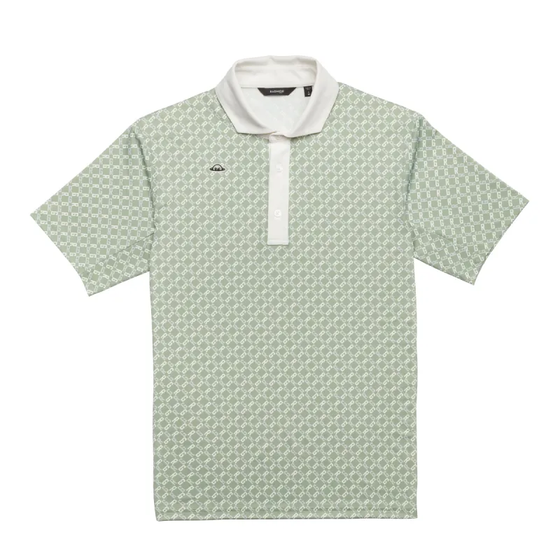 Taylor Recycled RG Polo - Snow White/Caper sold by RADMOR