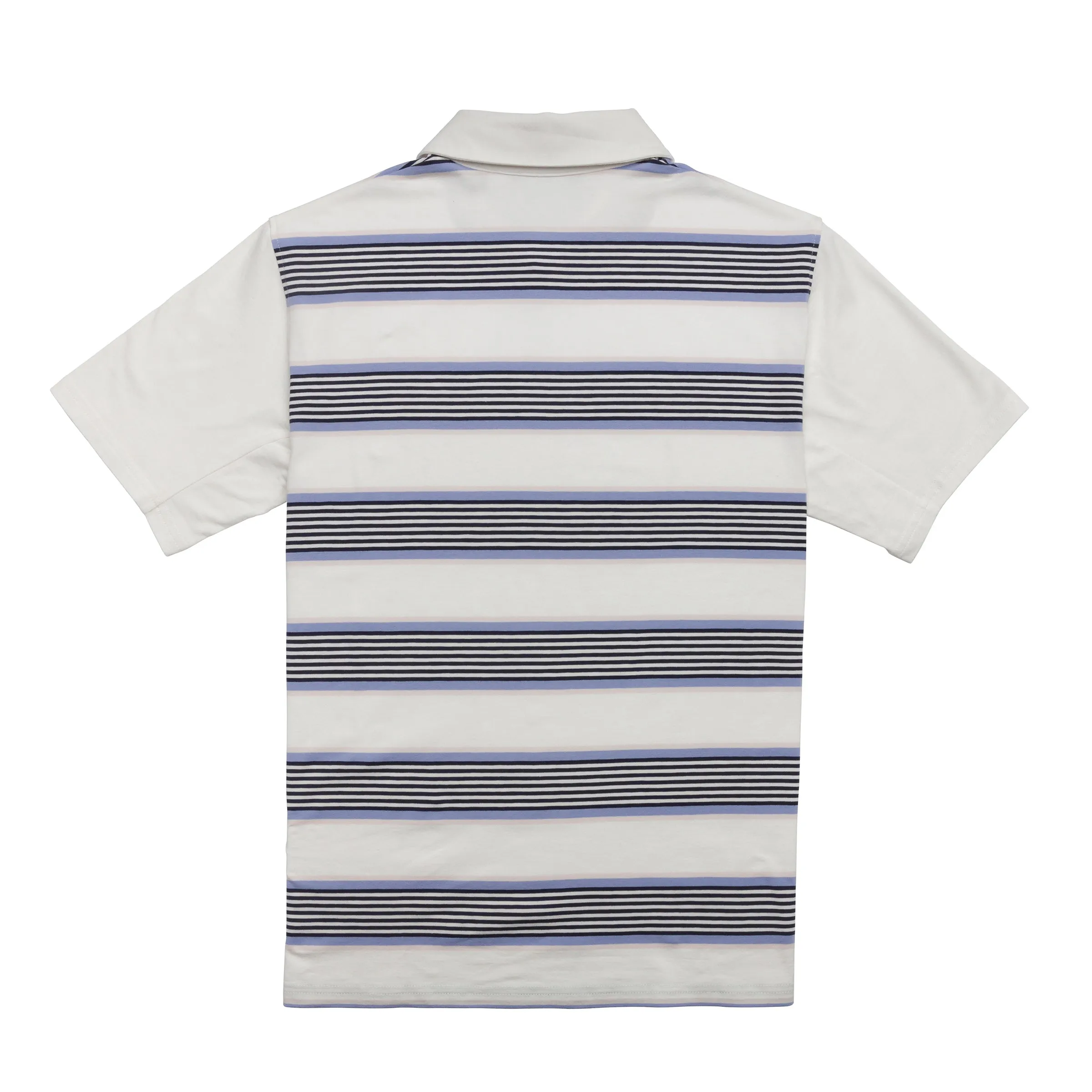 Taylor Recycled Segue Stripe Polo - Snow White sold by RADMOR product image thumbnail 4