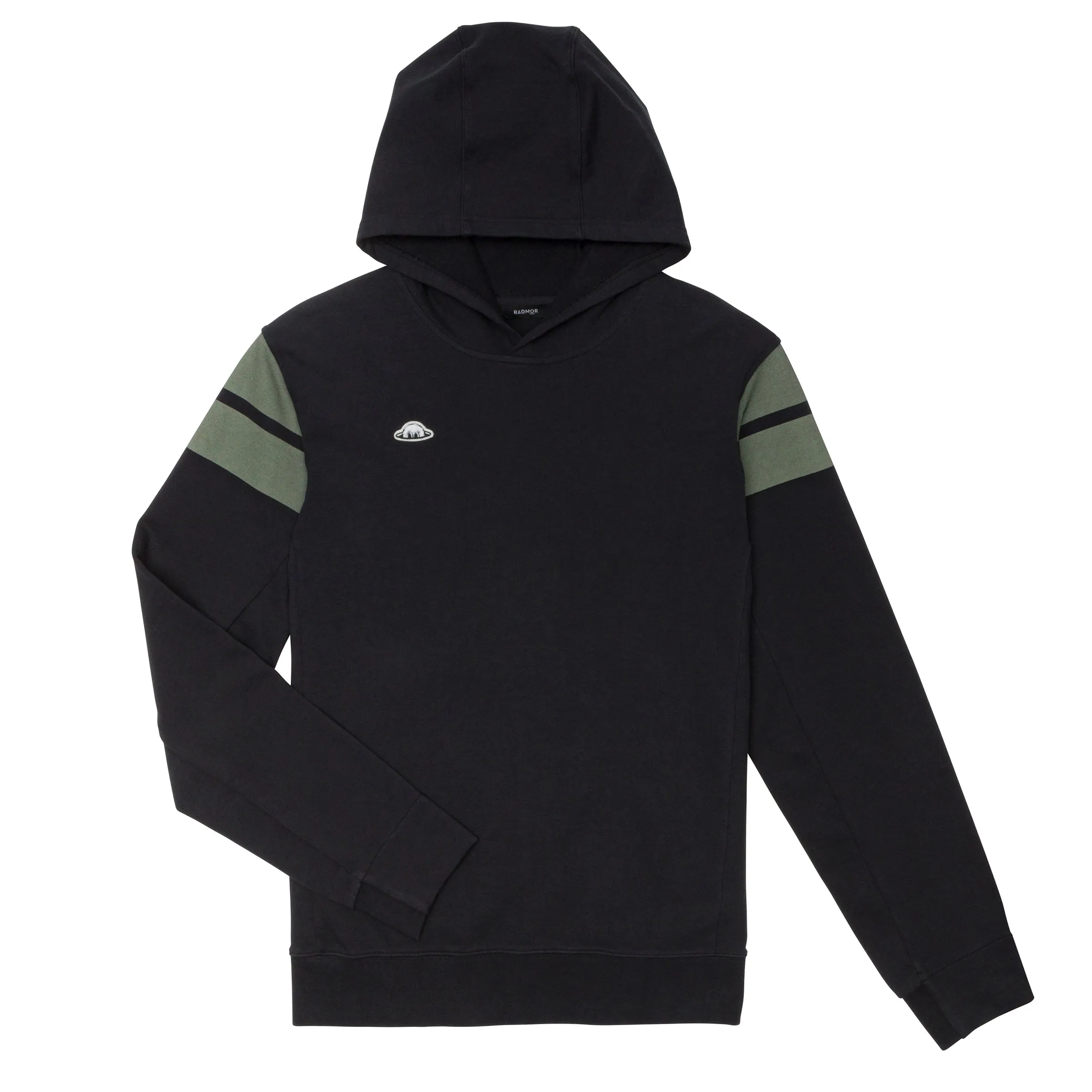 Higgins Cap Stripe Hoodie - Blue Graphite/Caper sold by RADMOR