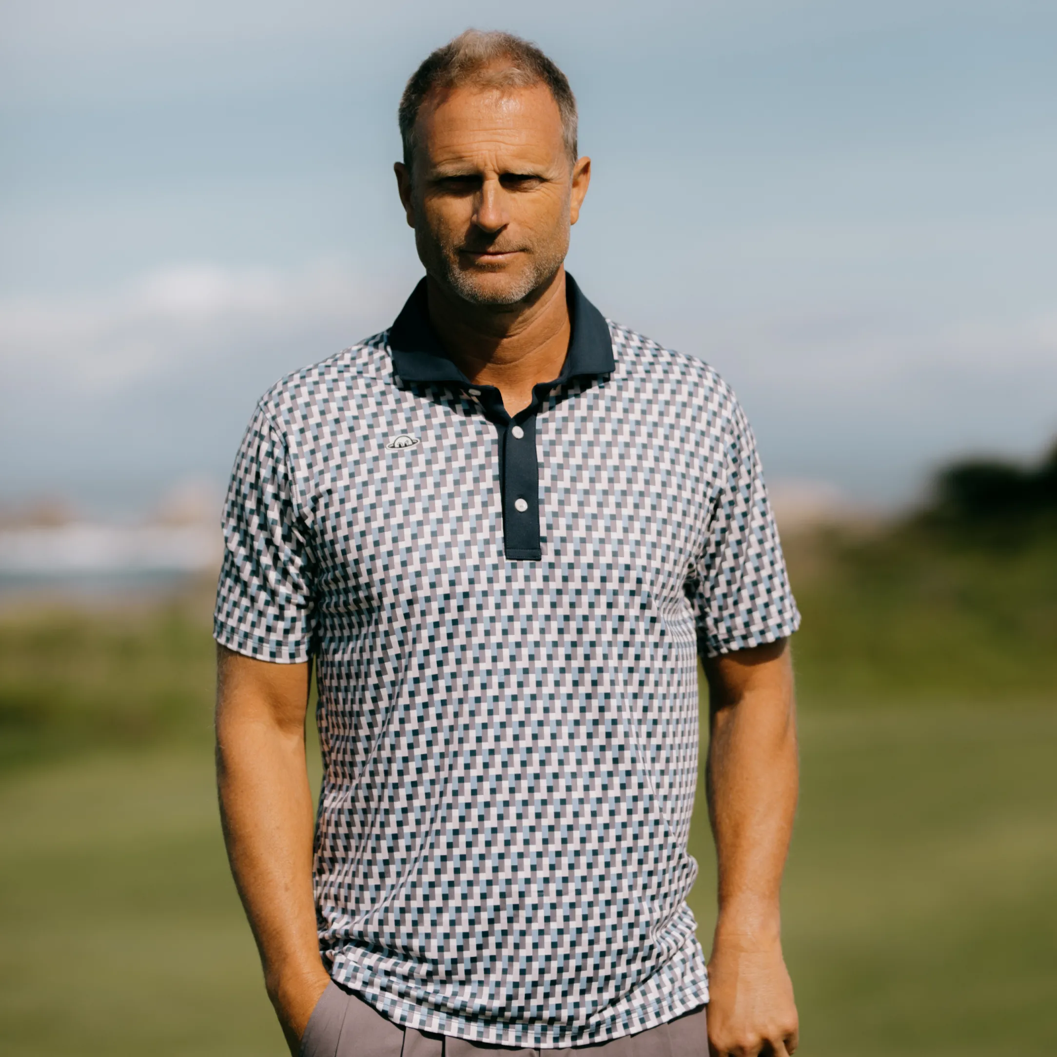 Taylor Recycled Tetris Polo sold by RADMOR product image thumbnail 3