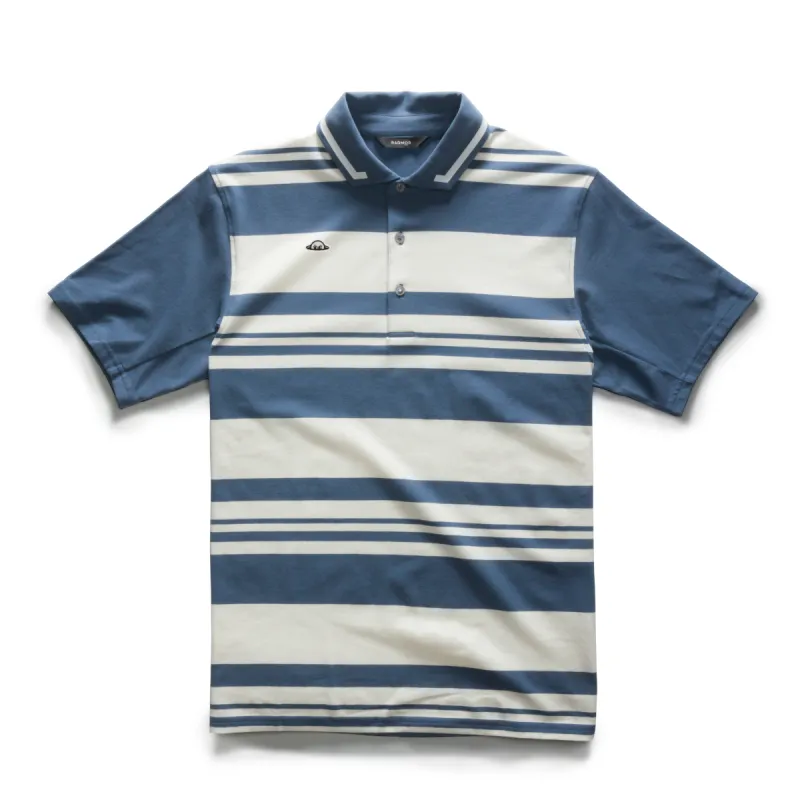 Taylor ReCode Polo - True Blue/Snow White sold by RADMOR