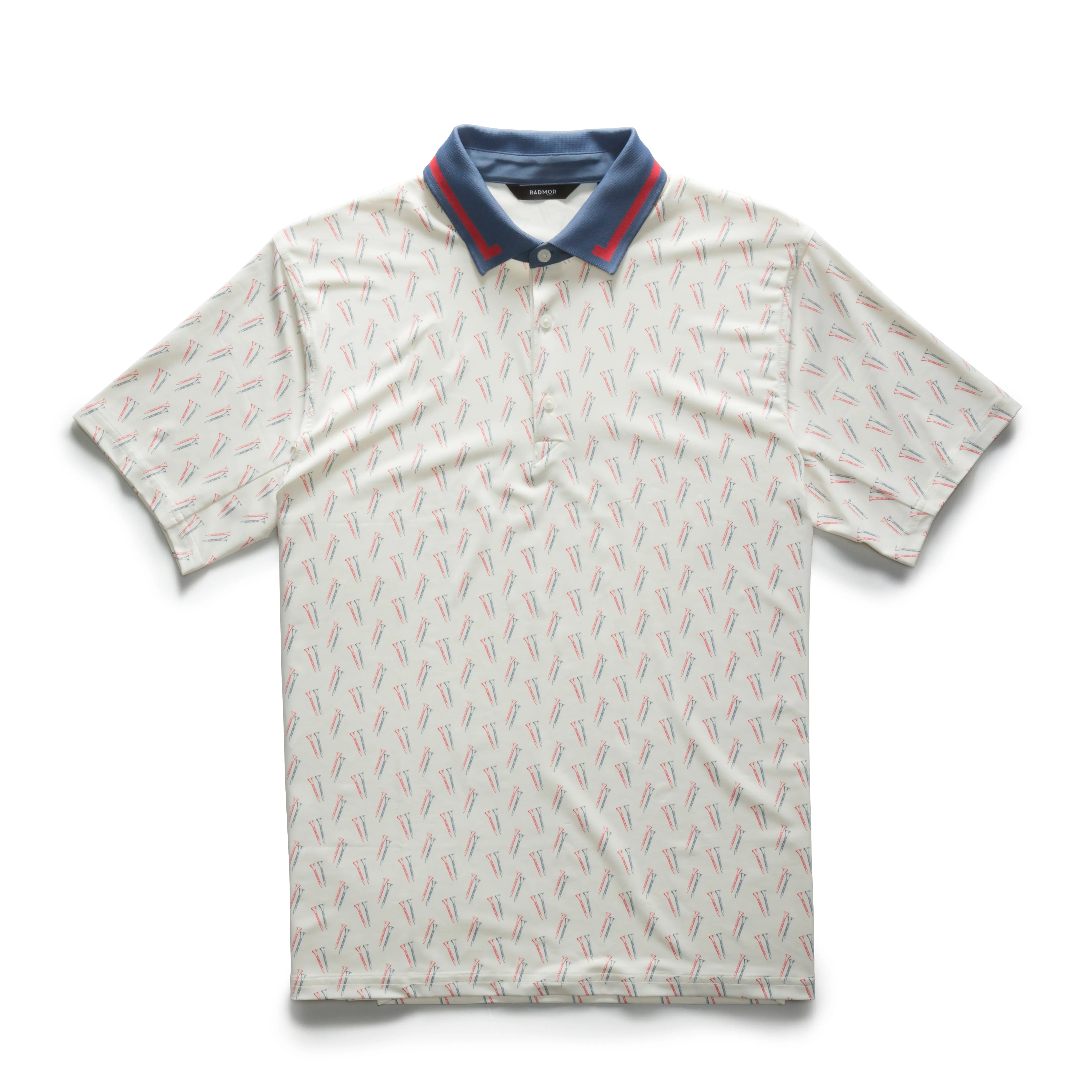 Taylor Recycled Mr. Tee - True Blue/Snow White - Blank sold by RADMOR