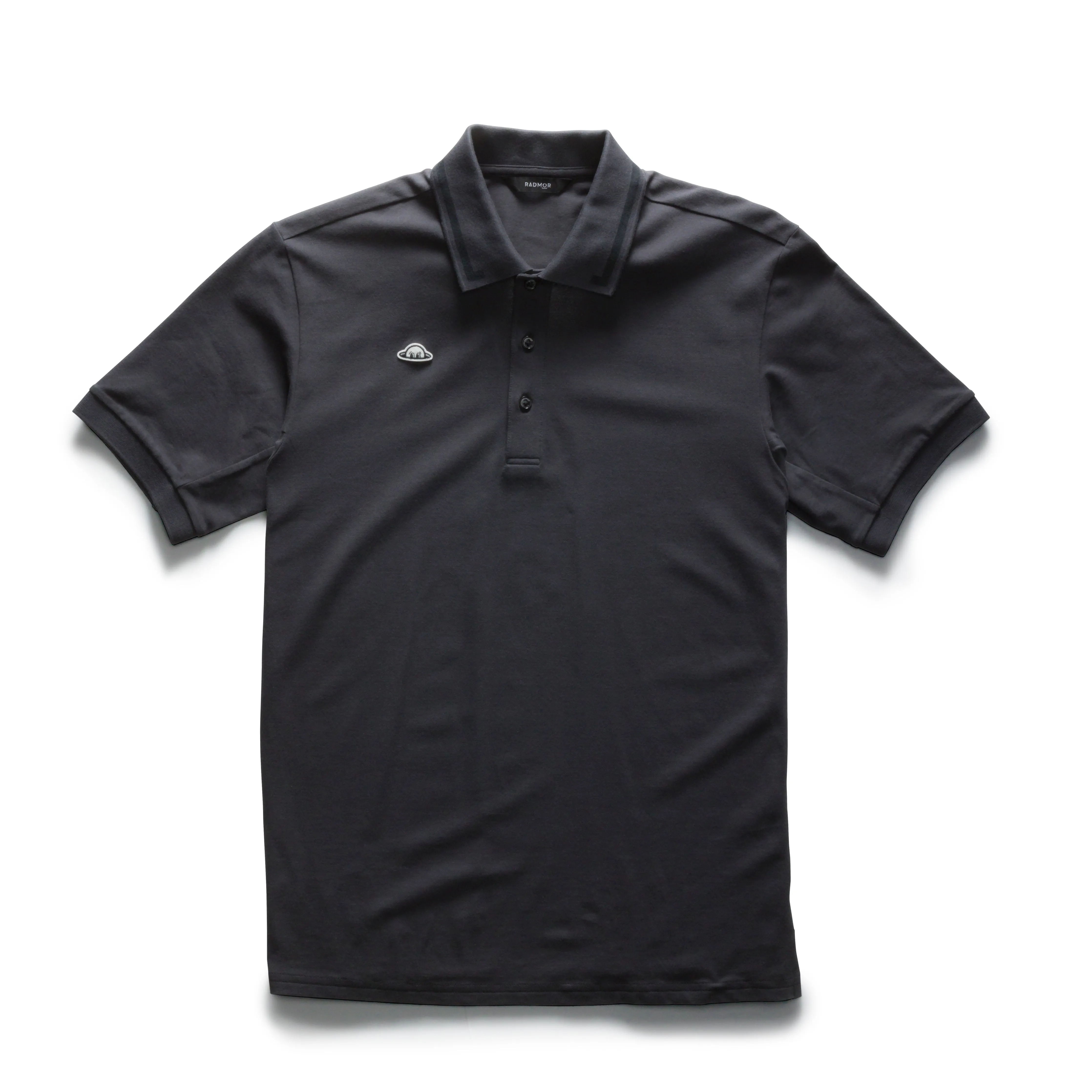 Baty Retro Pique Polo - Blue Graphite sold by RADMOR