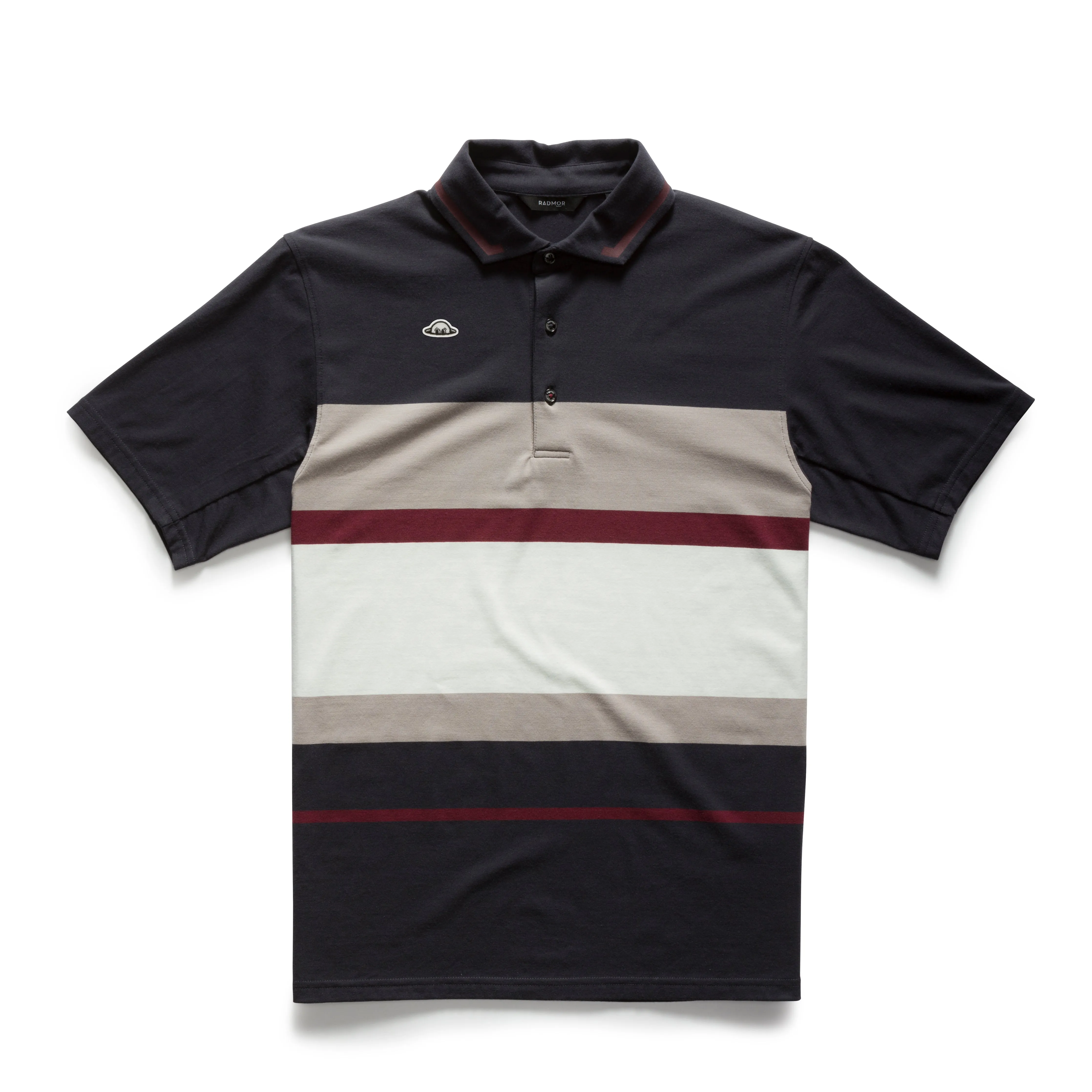 Taylor City Block Polo - Blue Graphite sold by RADMOR