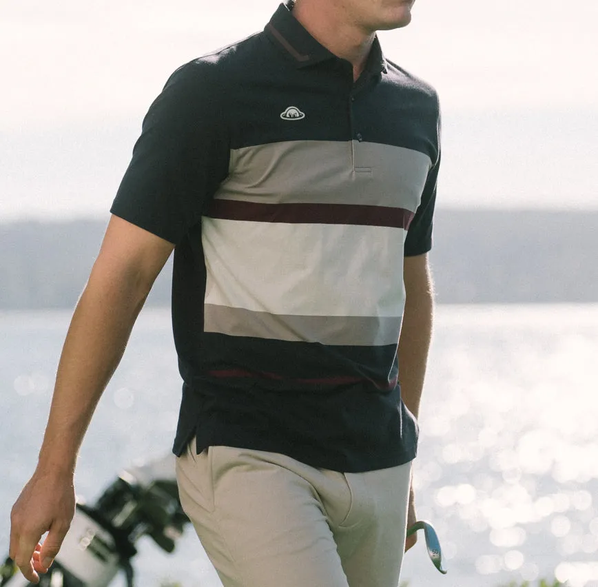 Taylor City Block Polo - Blue Graphite sold by RADMOR product image thumbnail 2