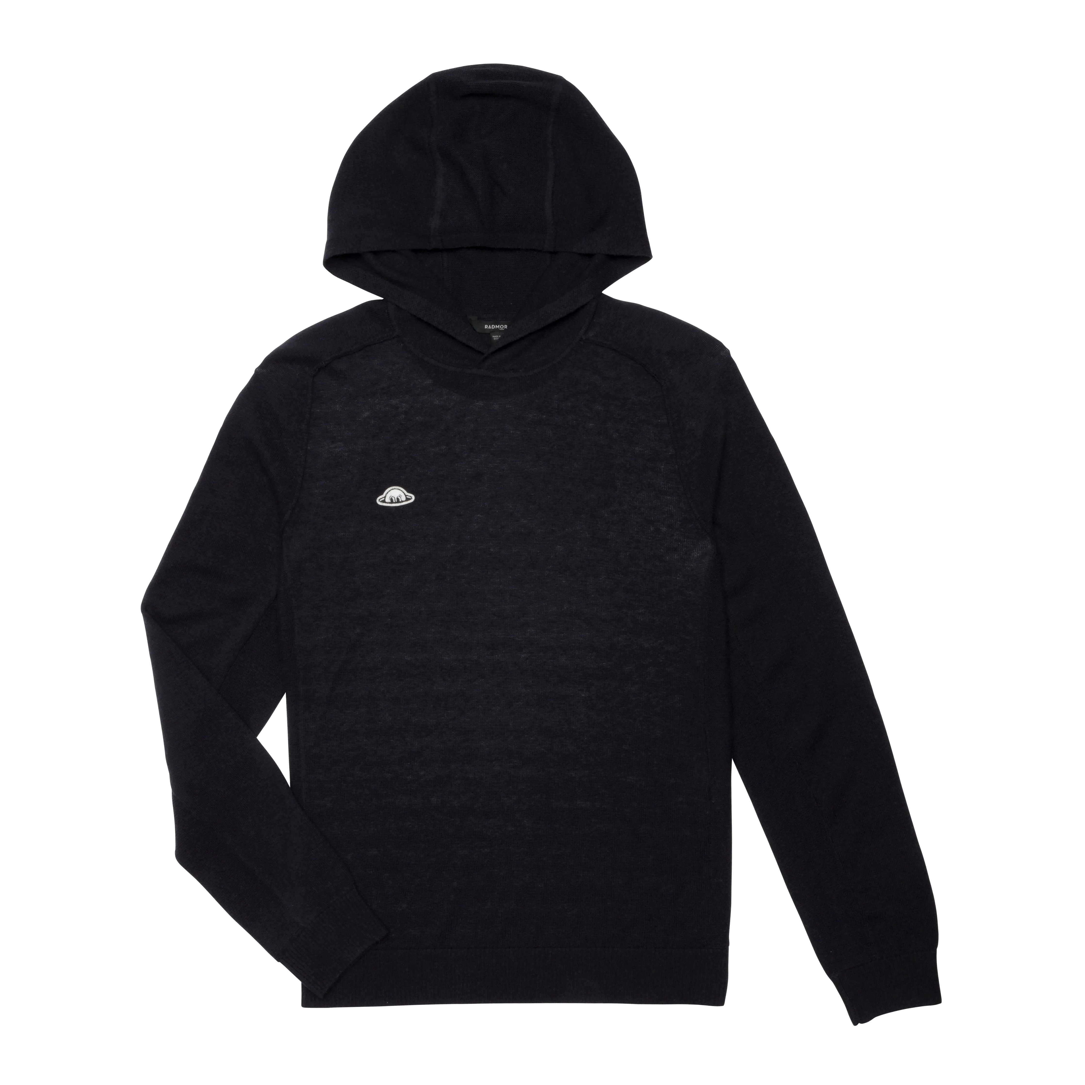 RADMerino Cashmere Blend Unisex Hoodie Sweater - Dark Navy sold by RADMOR