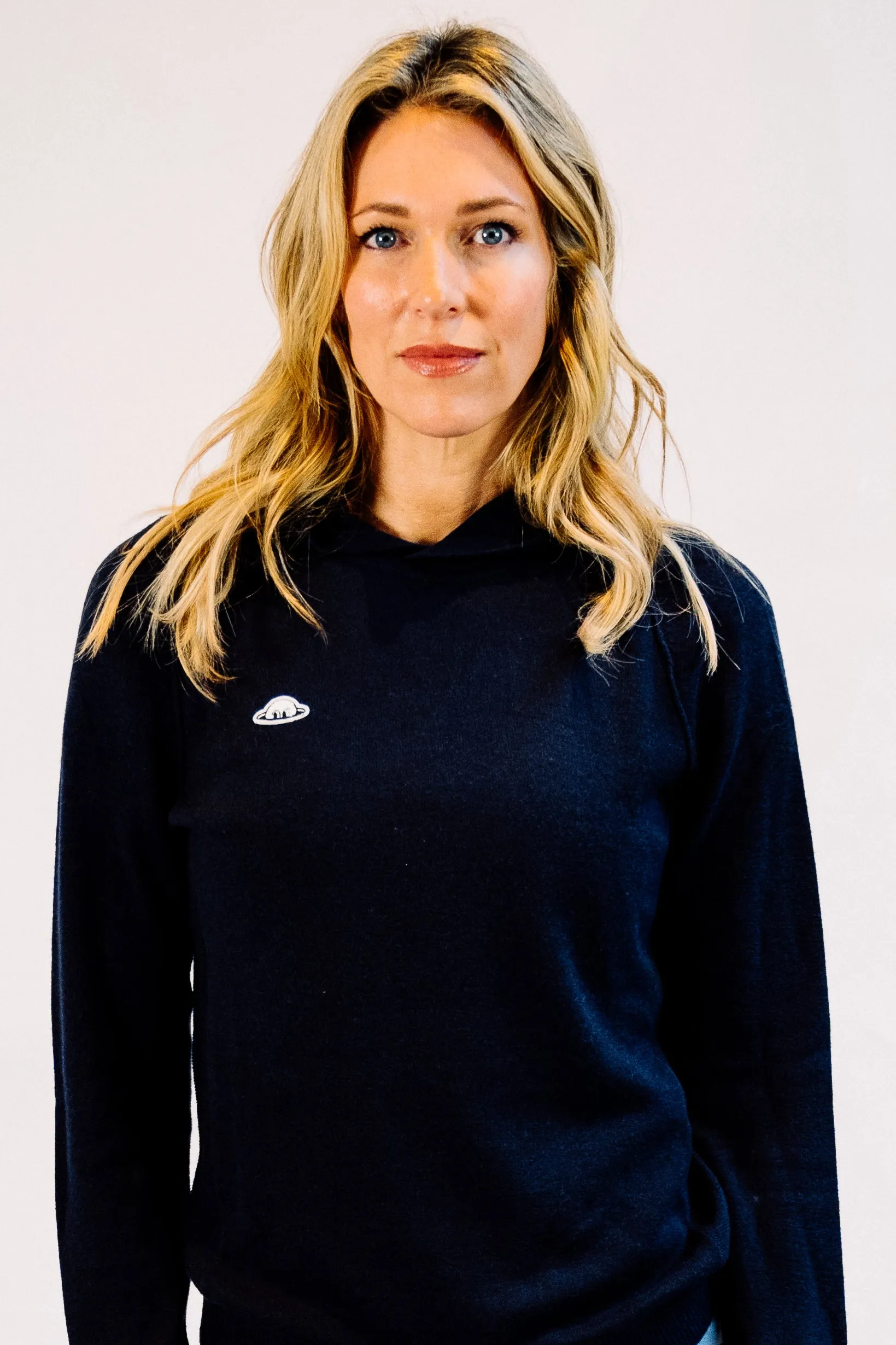 RADMerino Cashmere Blend Unisex Hoodie Sweater - Dark Navy sold by RADMOR product image thumbnail 3