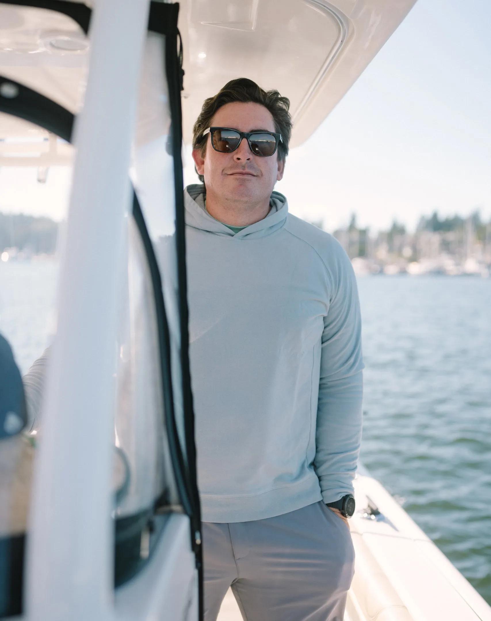 Higgins Hoodie - Seattle Mist sold by RADMOR product image thumbnail 2