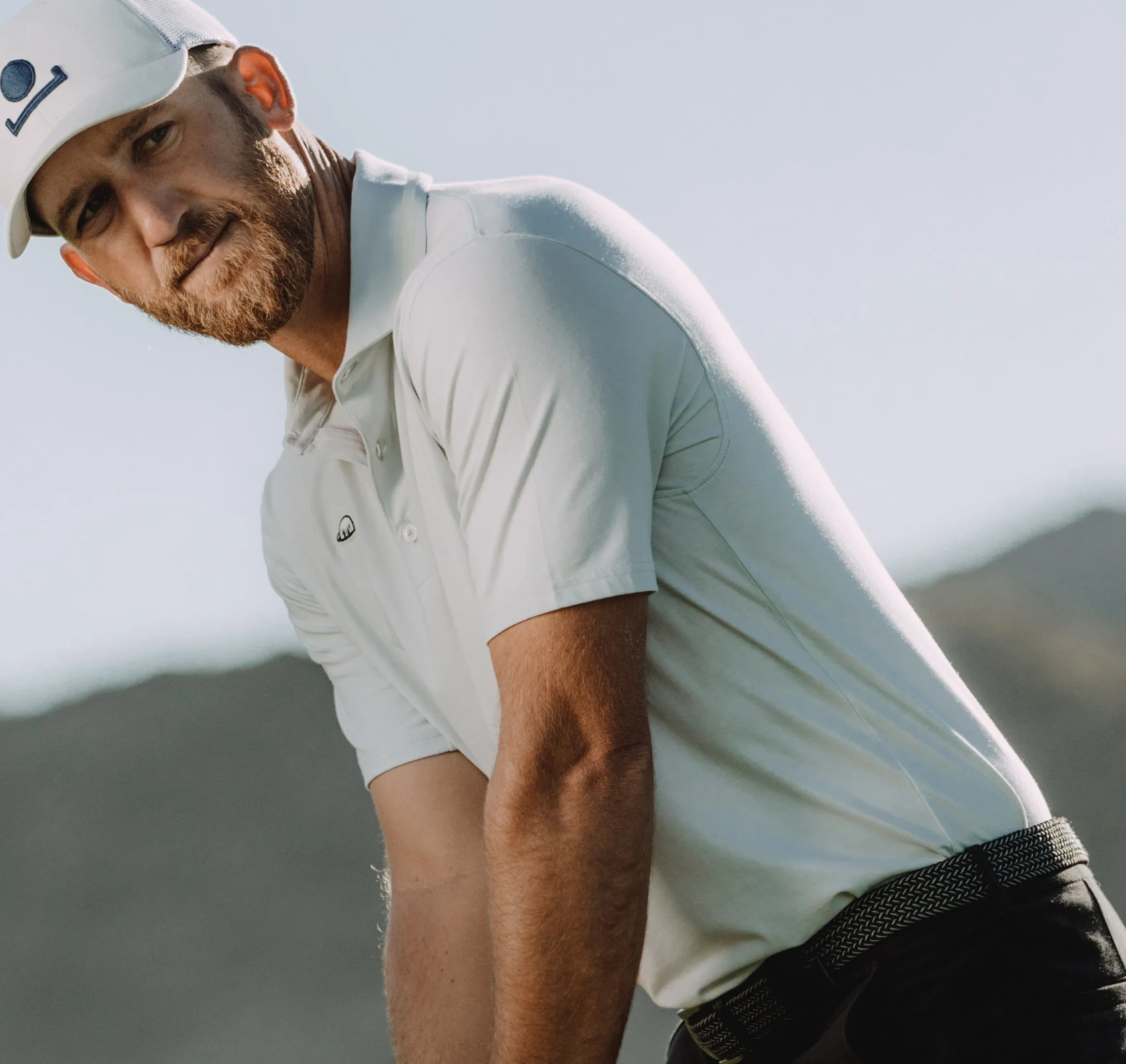 Hudson Recycled Polo - Cloudy Blue sold by RADMOR product image thumbnail 2