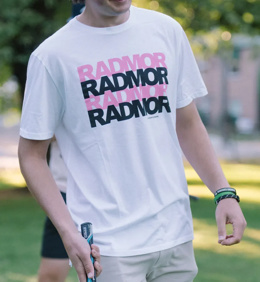 MAXWELL More Rad - Pimalite Players Tee - White sold by RADMOR product image thumbnail 2