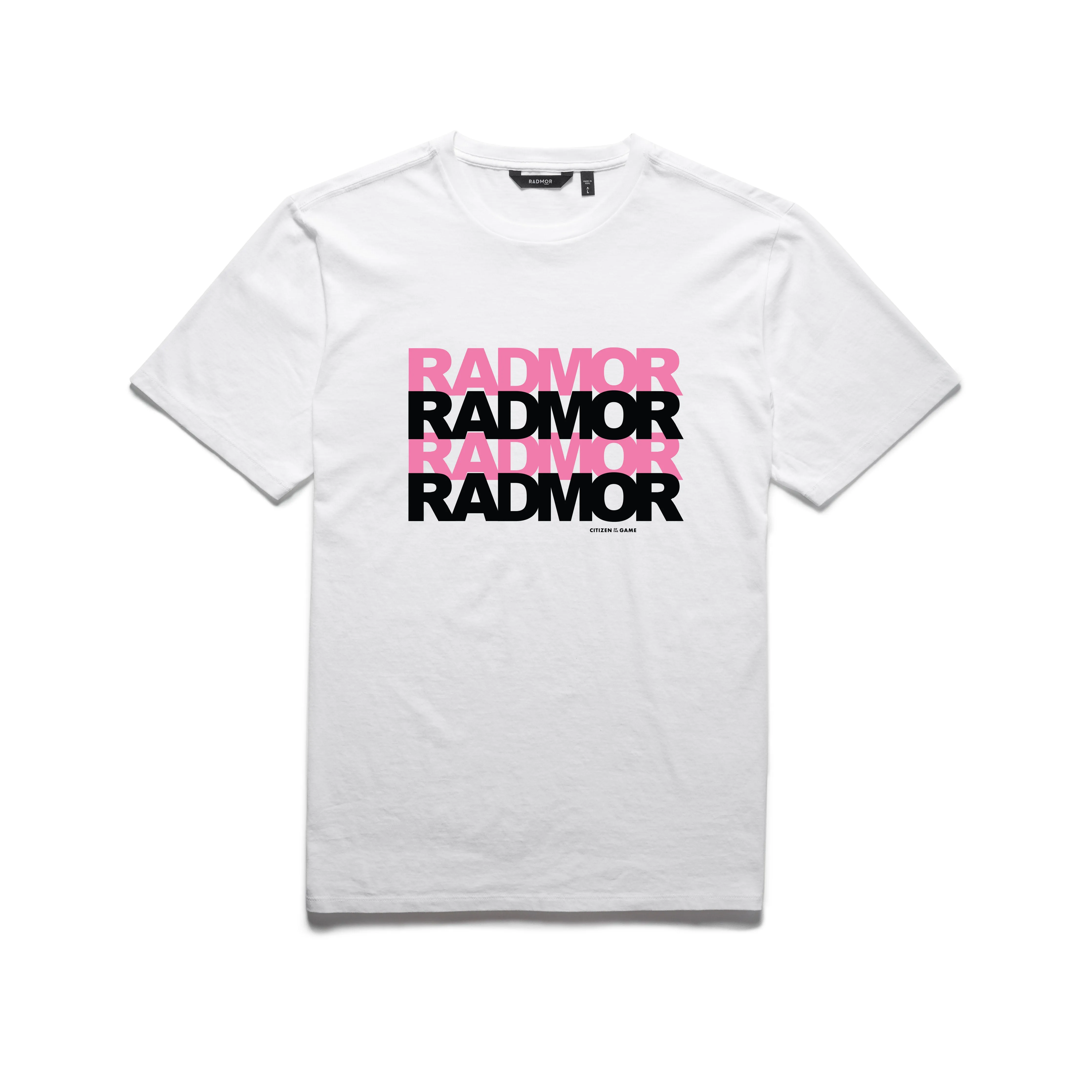MAXWELL More Rad - Pimalite Players Tee - White sold by RADMOR