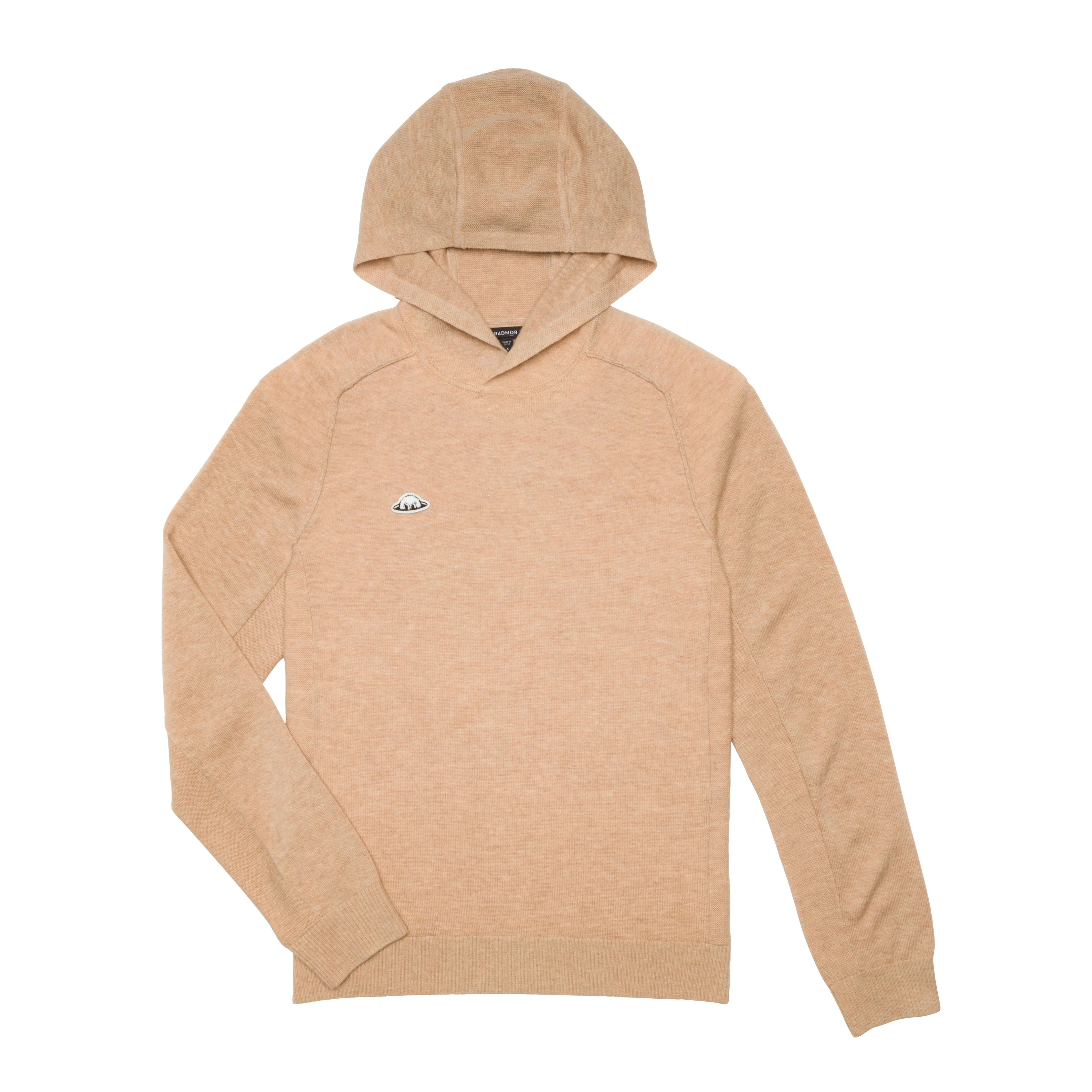 RADMerino Cashmere Blend Unisex Hoodie Sweater - Camel sold by RADMOR