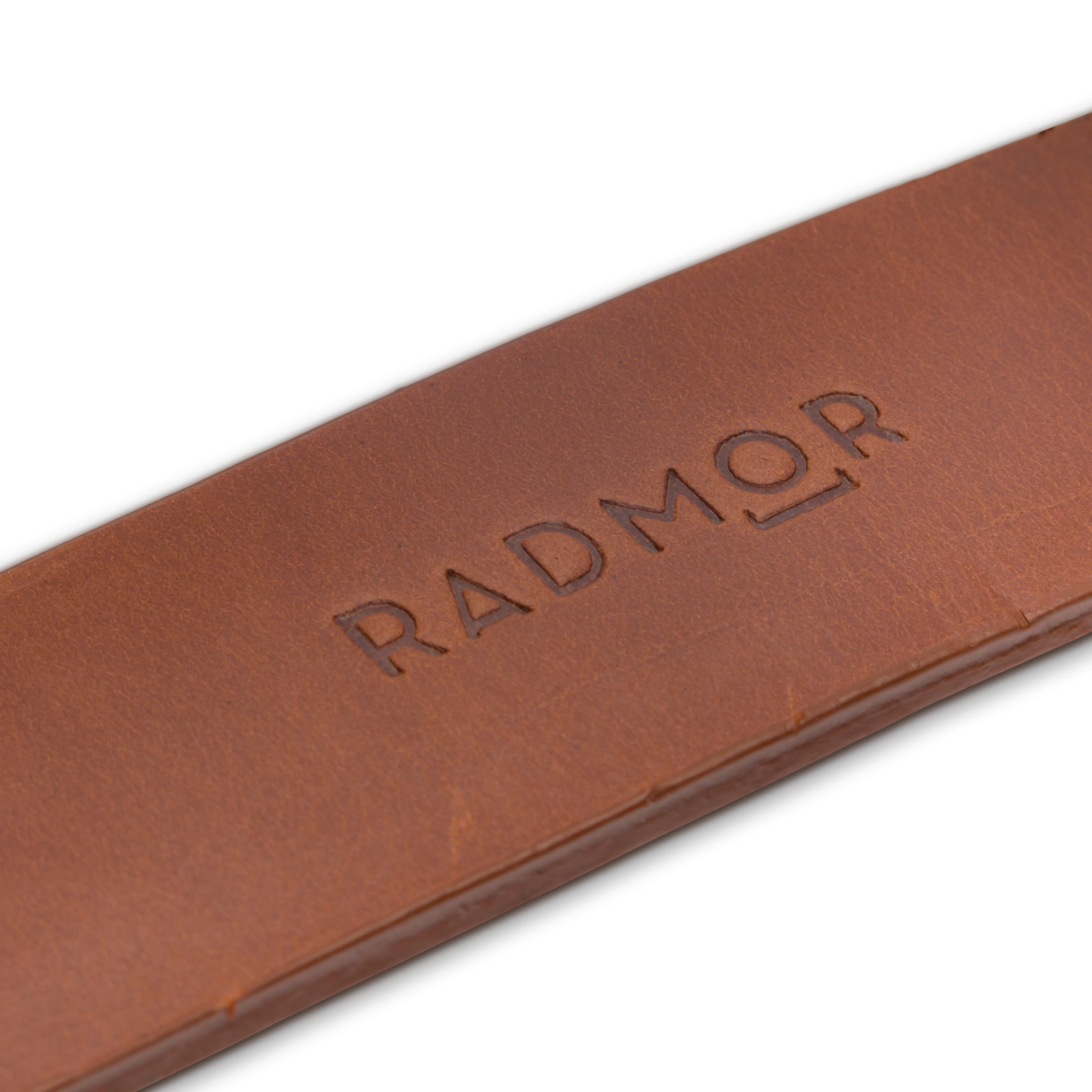 Blaine B-Rad Leather Belt - Cognac sold by RADMOR product image thumbnail 2