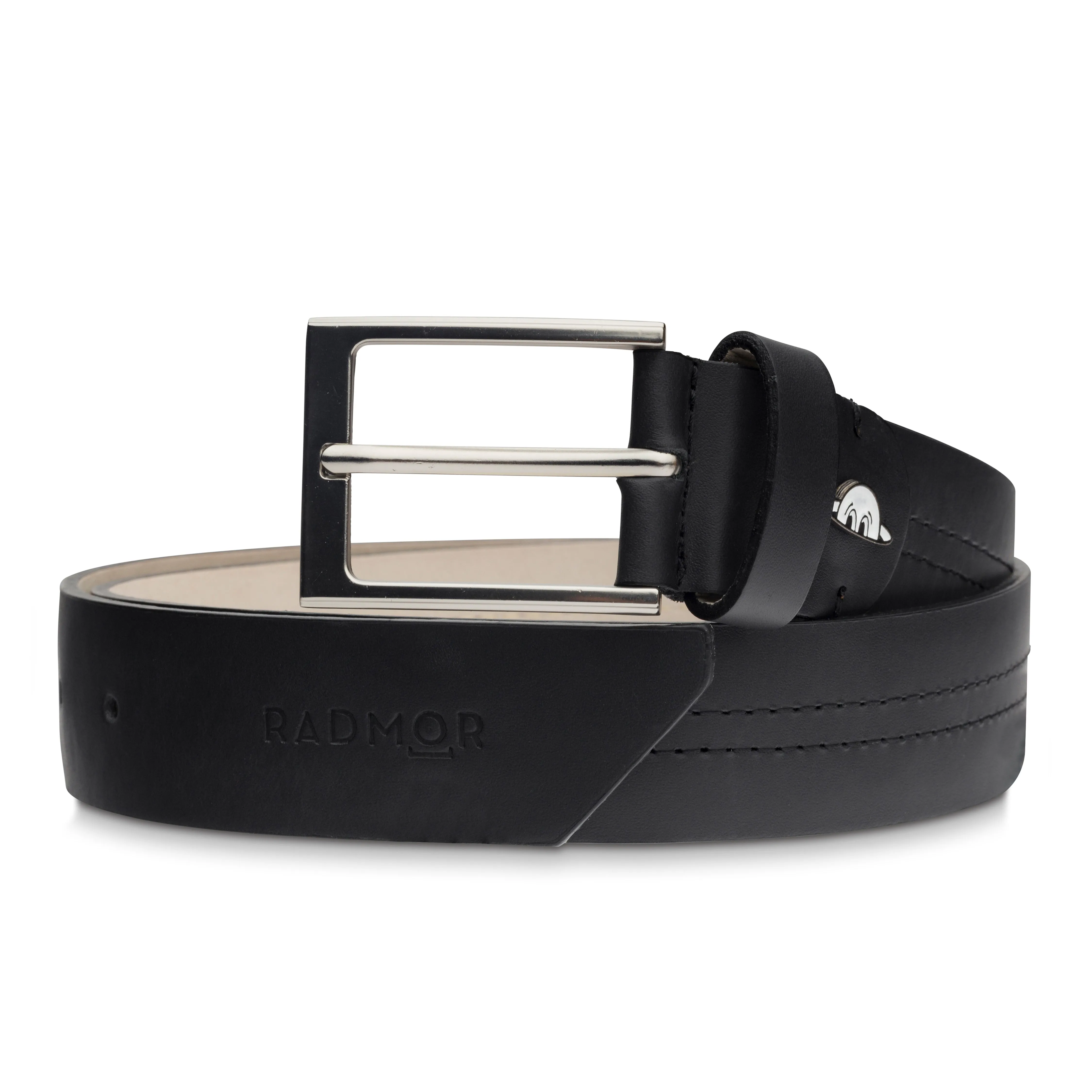 Blaine B-Rad Leather Belt - Black sold by RADMOR product image thumbnail 3
