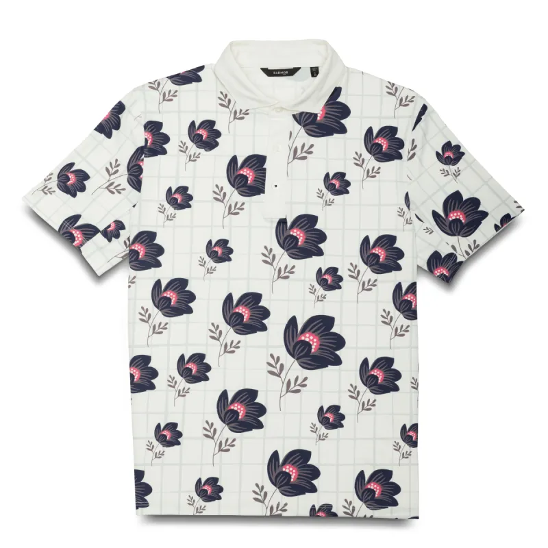 Taylor Recycled Wallflower Polo - Snow White sold by RADMOR