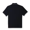 Hudson Retro Recycled Polo - Navy sold by RADMOR